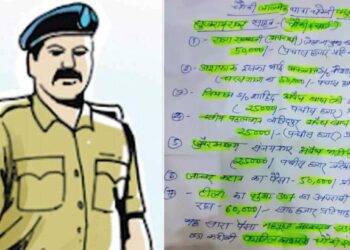 धक्कादायक ! पोलिसांची कथित वसुलीची यादी सोशल मीडियावर व्हायरल