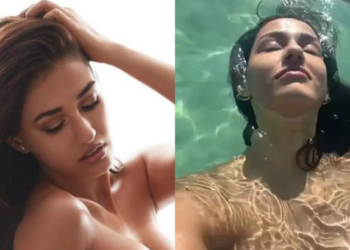 Video ! दिशा पटानीने अंघोळ करतानाचे फोटो केले शेअर