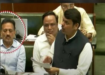 विधानसभेत गिरीश महाजनांची डुलकी, शेलारांनी खुणावताच…? व्हिडीओ व्हायरल