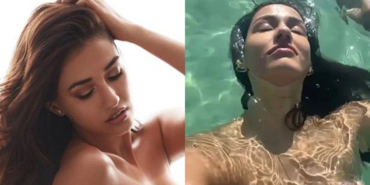 Video ! दिशा पटानीने अंघोळ करतानाचे फोटो केले शेअर