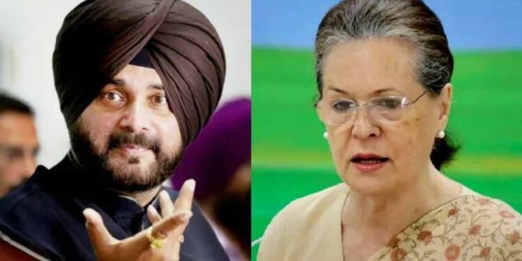 सिद्धूचा राजीनामा, सोनिया गांधींना पत्र लिहून दिली ‘ही’ माहिती