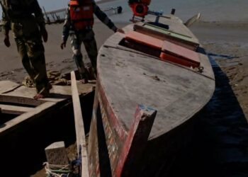 भारतीय समुद्री हद्दीत पाकिस्तानी बोट घुसली ; बीएसएफने केली कारवाई