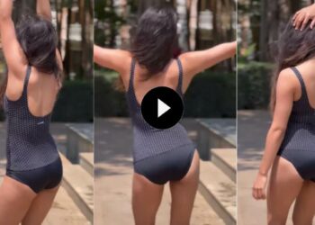 VIDEO: काळी मोनोकिनी परिधान करून ‘या’ अभिनेत्रीचा डान्स तुफान होतोय व्हायरल