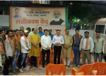 आ. गिरीश महाजनांच्या उपस्थित ५० कार्यकर्त्यांचा भाजपमध्ये प्रवेश