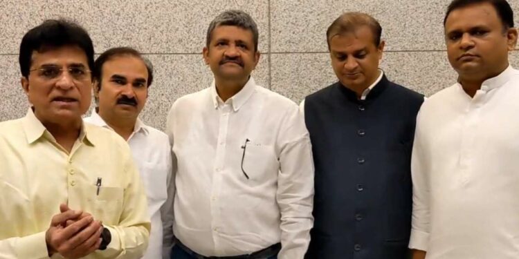 भाजपचे शिष्टमंडळ दिल्लीत पोहोचले, सोमय्या घेणार गृहसचिवांची भेट