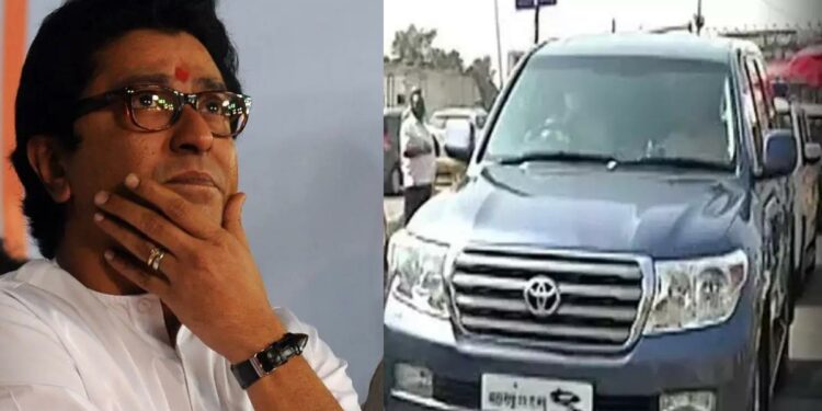 राज ठाकरेंच्या ताफ्यातील तीन गाड्या एकमेकांना धडकल्या