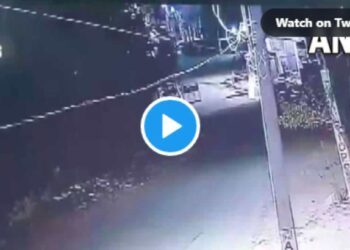 CISF जवानांना घेऊन जाणाऱ्या बसवर झालेल्या दहशतवादी हल्ल्याचे CCTV फुटेज समोर