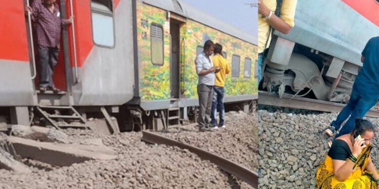 नाशिकजवळ पवन एक्स्प्रेसचे डबे रूळावरून घसरले, एक प्रवाशी ठार