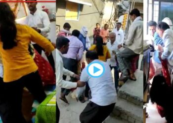 Video : आंतरजातीय विवाहाला विरोध, आई-वडिलांनी सासरच्या घरुन नववधूला नेले फरफटत