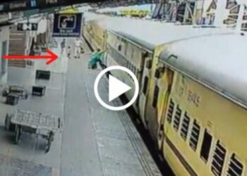 दोन मुलांना चालत्या ट्रेनमधून फेकले, नंतर स्वतः मारली उडी; धक्कादायक Video समोर