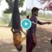 धक्कादायक ! झाडाला उलटे लटकवून तरुणाला बेदम मारहाण, Video सोशल मीडियावर व्हायरल