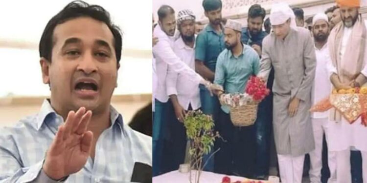 याला नाही औरंगजेबाकडे पाठवला तर.. ओवेसींना नितेश राणेंचं थेट आव्हान