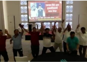 VIDEO: बंडखोर आमदारांचा गोव्याच्या हॉटेलात झिंगाट डान्स ; व्हिडीओ व्हायरल