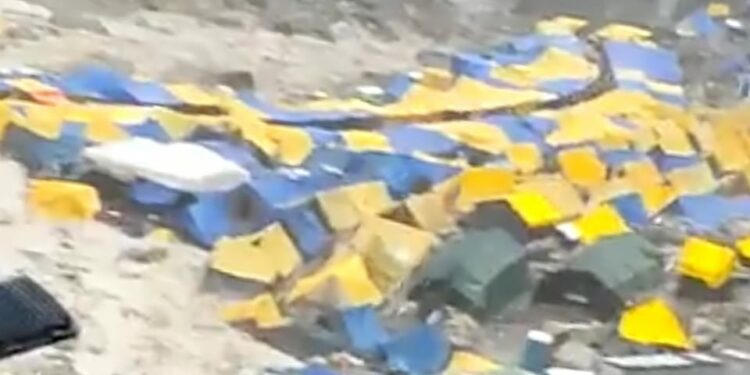 VIDEO; धक्कादायक ; अमरनाथ यात्रेदरम्यान ढगफुटी