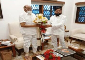 शिंदे, पवारांच्या भेटीचे फोटो व्हायरल; शिंदेंनी ट्विट करून दिलं हे उत्तर