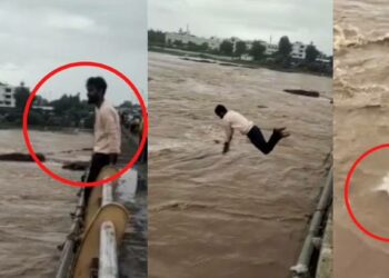 स्टंटबाजी करणं भोवले ; गिरणा नदीत उडी घेतलेला तरुण बेपत्ता