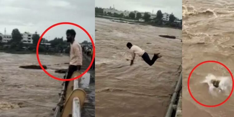 स्टंटबाजी करणं भोवले ; गिरणा नदीत उडी घेतलेला तरुण बेपत्ता