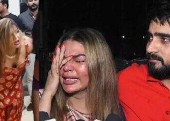 प्रियकराला रस्त्यात KISS मागत होती, आदिलने राखी सावंतला पायाने केली मारहाण