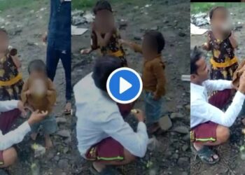 अरे देवा.. बापचं आपल्याच चिमुरड्यांना दारु पाजतोय, ‘हा’ शॉकिंग Video एकदा बघाच