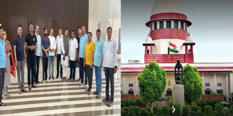 शिंदे गटातील ‘त्या’ १६ बंडखोर आमदारांबाबत सर्वोच्च न्यायालयात नवीन याचिका ; केली ‘ही मागणी