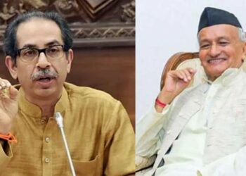 राज्यपालांना कोल्हापूरी जोडे दाखवण्याची वेळ ; ‘त्या’ विधानाचा उद्धव ठाकरेंकडून समाचार