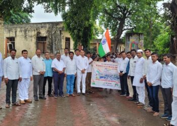 वाडी – शेवाळे येथे स्वातंत्र्य दिना निमित्त विद्यार्थ्यांची प्रभात रॅली उत्साहात