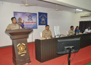 जिल्हा पोलिस दलाच्या वतीने गणेशोत्सवानिमित्त गणेश मंडळ व शांतता समिती बैठक संपन्न