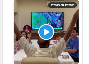 भारत विरुद्ध पाकिस्तान मॅच जिंकलो ; शरद पवारांनी असं केलं सेलिब्रेशन ; खास व्हिडिओ शेअर