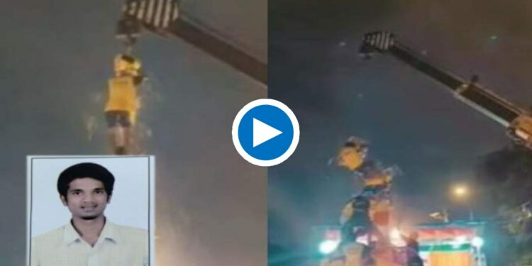 ह्दयद्रावक! सातव्या थरावरून पडलेल्या गोविंदाचा मृत्यू, थरार व्हिडिओ समोर