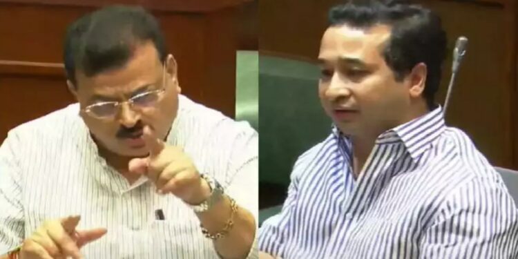 अन् सभागृहात भास्कर जाधव नितेश राणेंवर संतापले, म्हणाले…