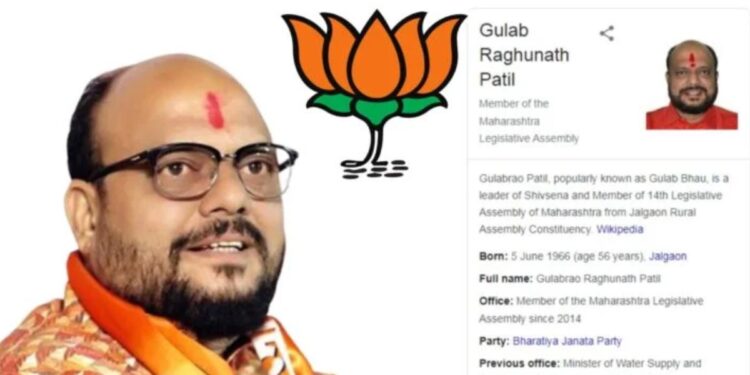गुलाबराव पाटलांचा पक्ष भाजप? गुगल सर्चचा रिझल्ट पाहून अनेकांच्या भुवया उंचावल्या