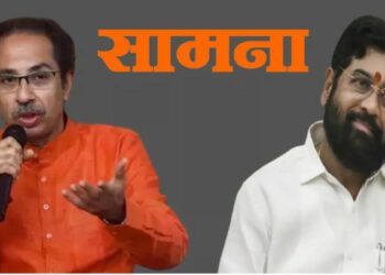 सामनाच्या संपादकपदाची जबाबदारी स्वीकारताच उद्धव ठाकरेंनी शिंदेंवर लिहिला लेख