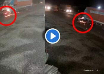 भरधाव कंटेनरने कारला तब्बल २ किलोमीटर फरफटत नेलं ; थरारक अपघाताच सीसीटीव्हीत कैद