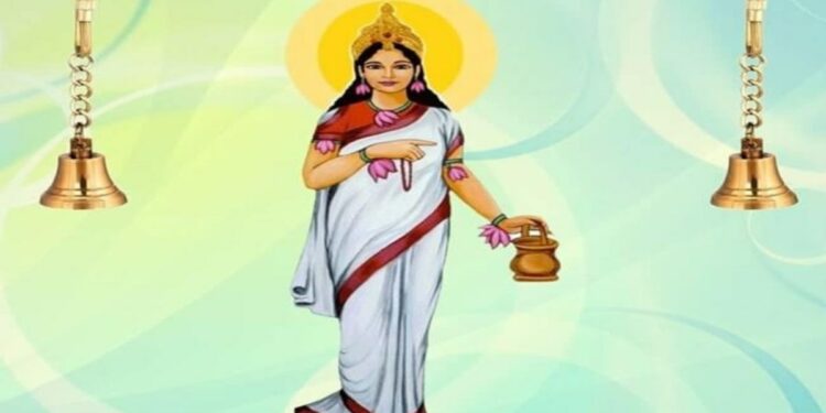 नवरात्रीच्या दुसऱ्या दिवशी ब्रह्मचारिणी मातेची पूजा ; जाणून घ्या शुभ रंग, प्रिय भोग आणि व्रत कथा