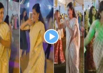 गुजराती गाण्यावर खासदार नवनीत राणांनी धरला ठेका ; पहा ‘हा’ Video