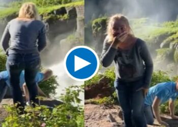 गर्लफ्रेंडला प्रपोज करण्यासाठी गुडघ्यावर बसला, अन्.. पुढे काय झालं व्हिडीओच बघा…!