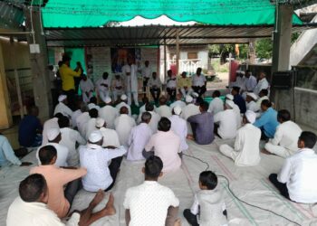 भडगाव तालुक्यात राष्ट्रवादी काँग्रेस पक्षातर्फे जनसंवाद यात्रा प्रचंड उत्साहात सुरू