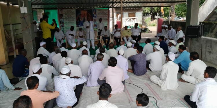 भडगाव तालुक्यात राष्ट्रवादी काँग्रेस पक्षातर्फे जनसंवाद यात्रा प्रचंड उत्साहात सुरू