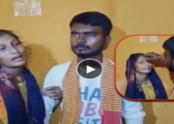 तरुणाला प्रेयसीला गुपचूप भेटणं महागात पडलं ; पुढे काय झालं पहा VIDEO मध्येच..