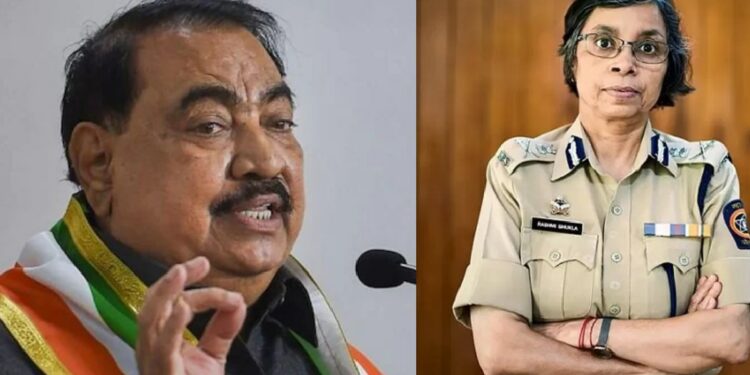 एकनाथ खडसे यांचा रश्मी शुक्ला यांच्याबाबत गौप्यस्फोट, म्हणाले..