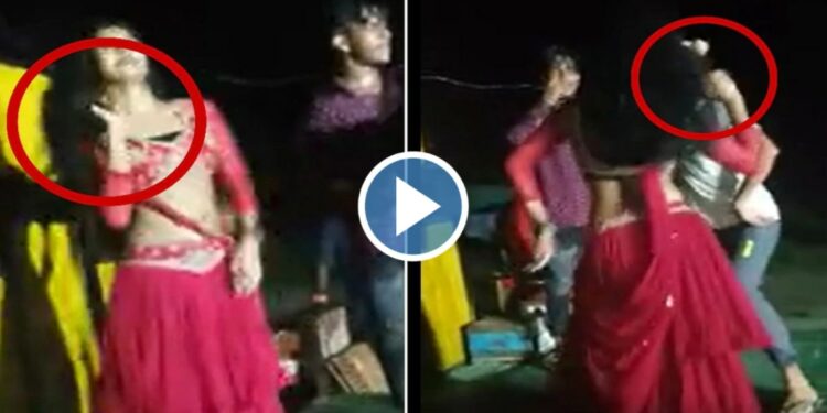 हातात पिस्तुल घेऊन स्टेजवर डान्स, तरुणीच्या ‘या’ VIDEO ने इंटरनेटवर घातला धुमाकूळ