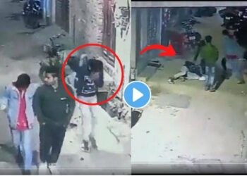 मित्रांसोबत गप्पा मारताना अचानक तरुणाला आली शिंक, अन्… VIDEO पाहून सर्वांनाच बसला धक्का