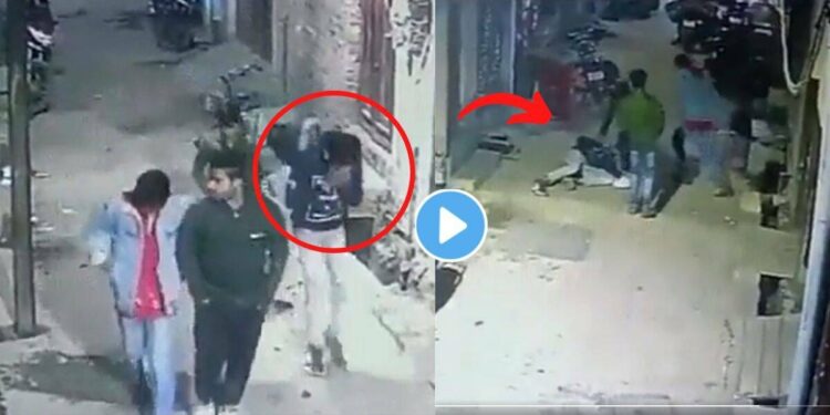 मित्रांसोबत गप्पा मारताना अचानक तरुणाला आली शिंक, अन्… VIDEO पाहून सर्वांनाच बसला धक्का