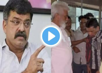 मुख्यमंत्री साहेब… आता बोला ; मंत्री दादा भुसेंची तरुणांना मारहाण; जितेंद्र आव्हाडांनी केला VIDEO ट्विट