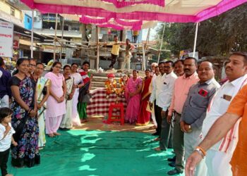 पाचोरा येथे क्रांतीज्योती सावित्री फुलेंना अभिवादन