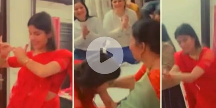 सुनेनं केलेला डान्स पाहून सासू खुश..! Video झाला तुफान व्हायरल