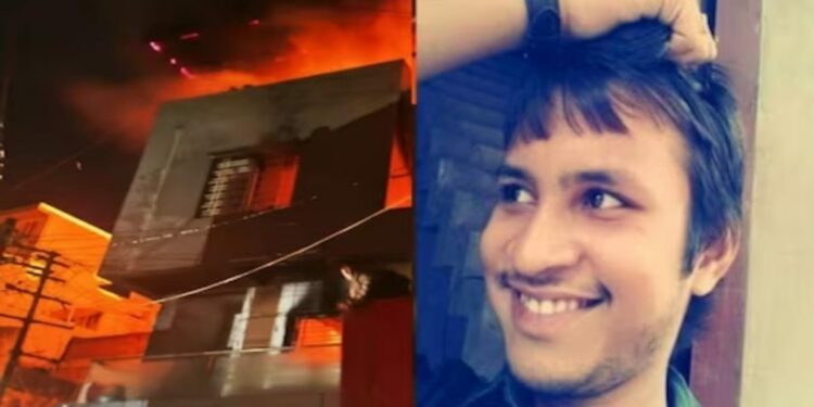 VIDEO ! चोपडा येथे भीषण आगीत तरुणाचा होरपळून मृत्यू