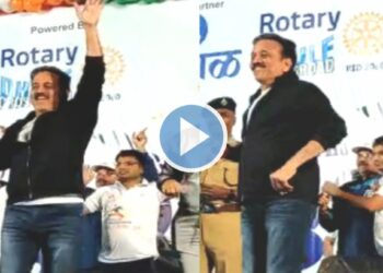 गिरीश महाजनांचा झुम्बा डान्स करतानाचा Video व्हायरल..