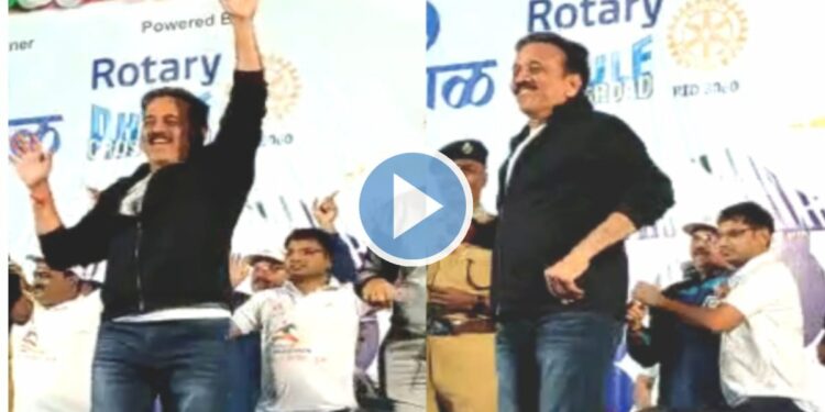गिरीश महाजनांचा झुम्बा डान्स करतानाचा Video व्हायरल..