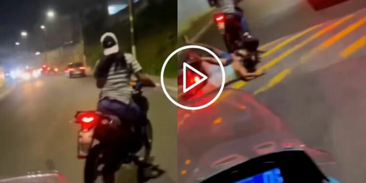 रस्त्यावर करत होती स्टंट; पाठीमागून गाडी आली अन्…. ‘हा’ VIDEO पाहून तुम्हीही संताप व्यक्त कराल..